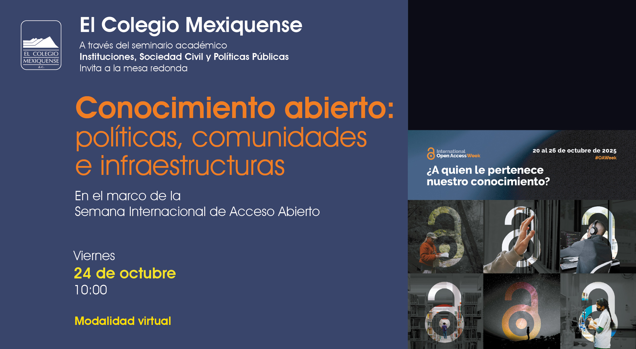 Mesa redonda. ¿Quién posee nuestro conocimiento?